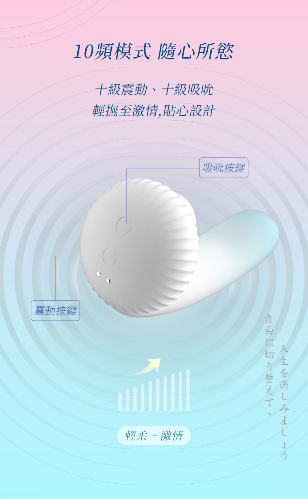 雲之珊｜吸吮、震動加熱按摩棒